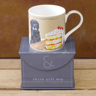 Criminal dog mug